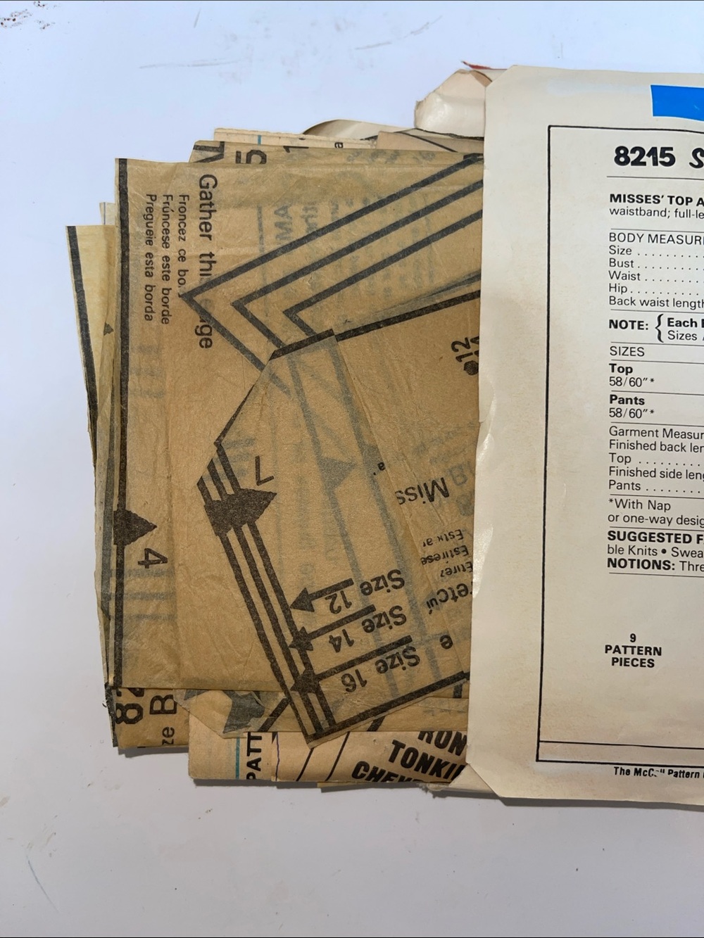 5/$25 McCall's Women's Track Pants Sewing Pattern - Gray & Burgundy Options - Picture 7 of 7